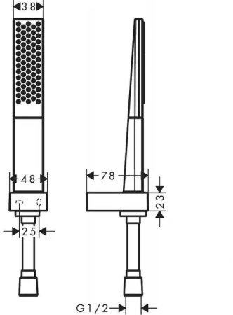 Душевой гарнитур Hansgrohe Rainfinity 26857700 Белый матовый 