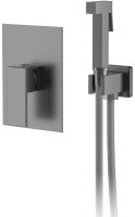 Гигиенический душ со смесителем D&K Bayern Liszt DA1515006 Серый графит