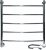 Полотенцесушитель электрический Ника Arc ЛД 60/60-5 L 