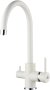 Смеситель Paulmark Essen Es213211-331 для кухонной мойки, белый 