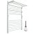 Полотенцесушитель электрический Ника Modern ЛМ-3 80/50 белый матовый 