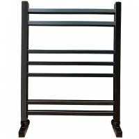 Полотенцесушитель водяной Ника Modern ЛМ-5 60/50 Люкс черный матовый RAL9005