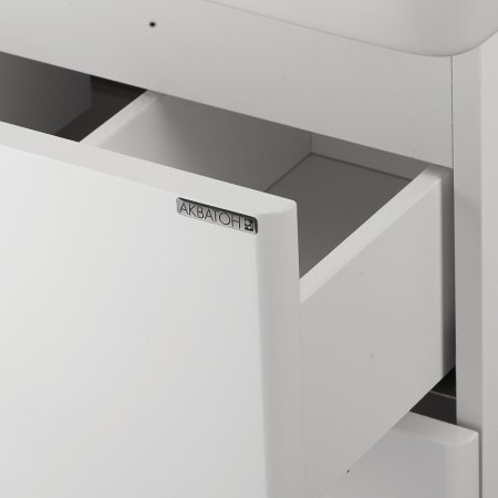 Тумба под раковину Aquaton Америна 60 1A135401AM010 подвесная Белая глянцевая 