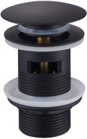 Донный клапан для раковины Raglo R600.03.06, черный