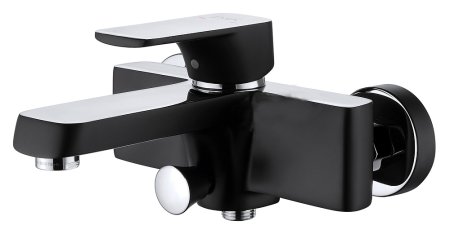 Смеситель D&K Berlin Technishe DA1433215 для ванны с душем, черный 