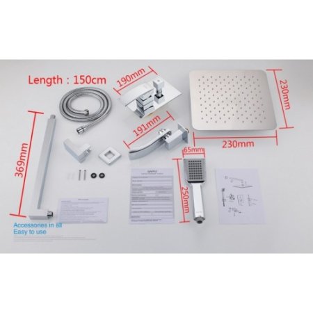 Душевая система Gappo G7107 Хром 