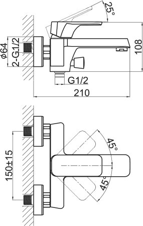 Комплект D&K Berlin Technishe DA143283215SET 