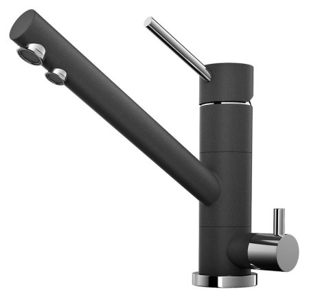 Смеситель для кухонной мойки Omoikiri Tonami BL, черный 