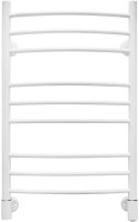 Полотенцесушитель электрический Energy Ergo 800x500 белый матовый, форма лесенка, скрытое/наружное подключение, 800мм x 528мм
