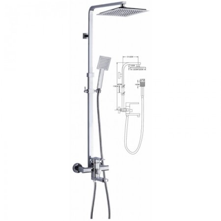 Душевой комплект HANSEN H33001 