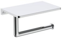 Держатель для туалетной бумаги с полочкой Raglo R320.03, хром