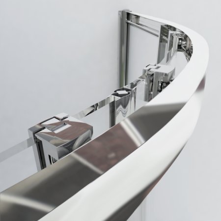 Душевой уголок Vincea Garda VSQ-1G800CH 80х80 см. хром, стекло шиншилла 