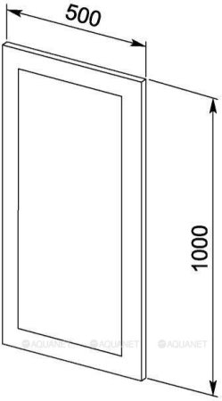 Зеркало Aquanet Нота 50 лайт 