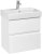 Тумба под раковину Roca Oleta 60 A857639501 подвесная Белая матовая 