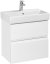 Тумба под раковину Roca Oleta 60 A857639501 подвесная Белая матовая 