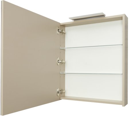 Зеркальный шкаф Roca Oleta 60 L A857645515 с подсветкой Капучино 