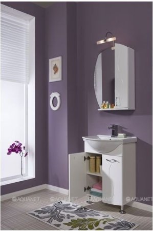 Зеркало-шкаф Aquanet Моника 60 белый 