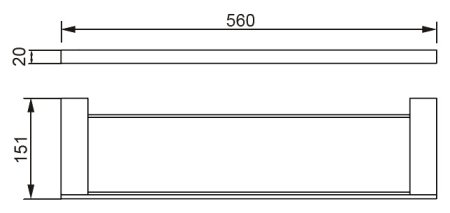 Полка Aquanet 5687 