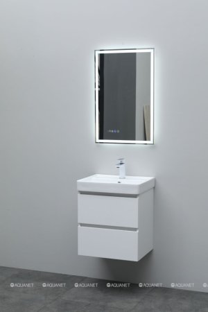 Тумба с раковиной Aquanet Вега 50 (2 ящика) 