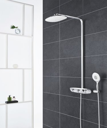 Душевая система Grohe Rainshower System 26361LS0 с термостатом Белая луна 