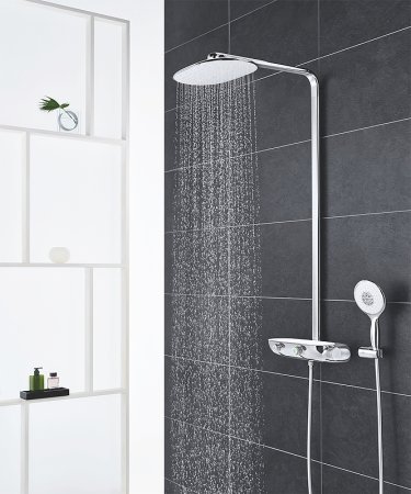 Душевая система Grohe Rainshower System 26361LS0 с термостатом Белая луна 