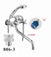 Смеситель для ванны D-Lin D146806-3, хром