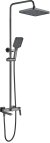 Душевая система Shevanik S9936T, оружейная сталь 