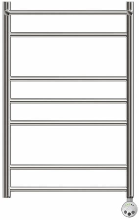 Электрический полотенцесушитель Point Аврора PN10158PE П6 500x800 с полкой левый/правый Хром 