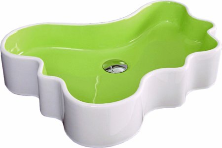 Раковина Disegno Ceramica Splash SH05741001 green 