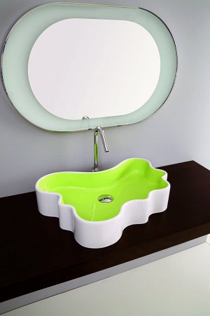 Раковина Disegno Ceramica Splash SH05741001 green 