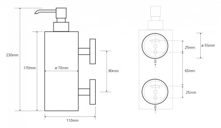 Дозатор Bemeta Omega 104109032 