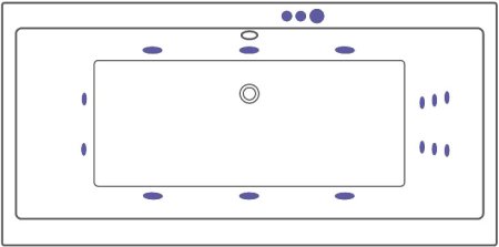 Акриловая ванна Excellent Pryzmat WAEX.PRY18.SMART 180x80 