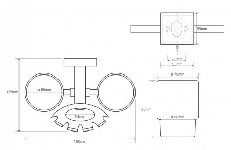 Стакан Bemeta Beta 132110042 