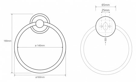 Полотенцедержатель Bemeta Retro 144104067 