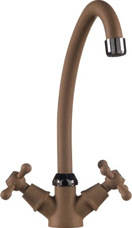 Смеситель для кухонной мойки Rossinka Y02-71-Beige , бежевый 