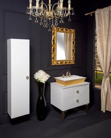 Шкаф пенал Boheme Armadi Art NeoArt 35 834-WH подвесной White 