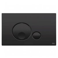Кнопка смыва OLI GLOBE 152952 черный Soft touch