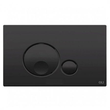 Кнопка смыва OLI GLOBE 152952 черный Soft touch 
