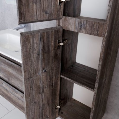 Шкаф пенал BelBagno Kraft 33 KRAFT-1600-2A-SC-PP-L подвесной Pino Pasadena 