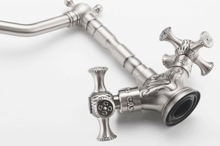 Смеситель Zorg Antic A 7003K-SL для кухонной мойки 