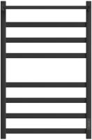 Полотенцесушитель электрический Point Меркурий PN83858PB П7 500x800 с полкой, диммер справа, черный