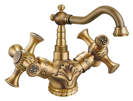 Смеситель Zorg Antic A 7009U-BR для раковины 