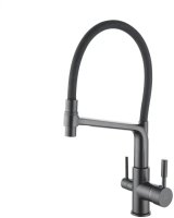 Смеситель для кухни Rose R658Y, пепельный Смеситель для кухни Rose R658Y, пепельный