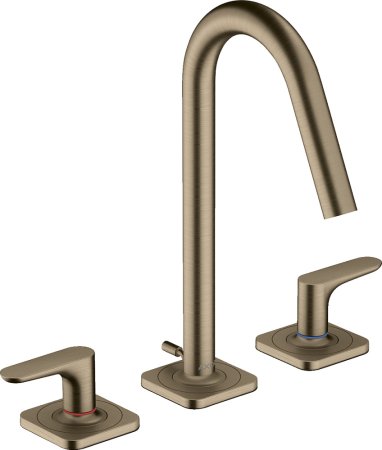 Смеситель Axor Citterio M 34133820 для раковины, шлифованный никель 