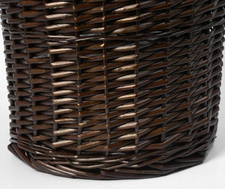 Корзина для белья WasserKRAFT Elbe WB-740-M темно-коричневая, средняя 