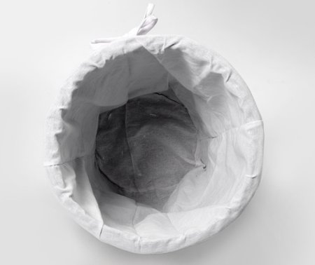 Корзина для белья WasserKRAFT Elbe WB-740-M темно-коричневая, средняя 