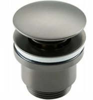 Донный клапан Frap F62-9 click-clack Оружейная сталь