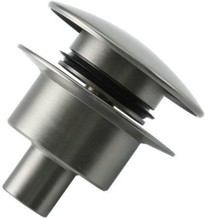 Донный клапан Frap F62-9 click-clack Оружейная сталь 