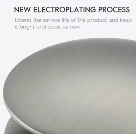 Донный клапан Frap F62-9 click-clack Оружейная сталь 