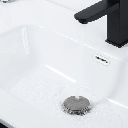 Донный клапан Frap F62-9 click-clack Оружейная сталь 